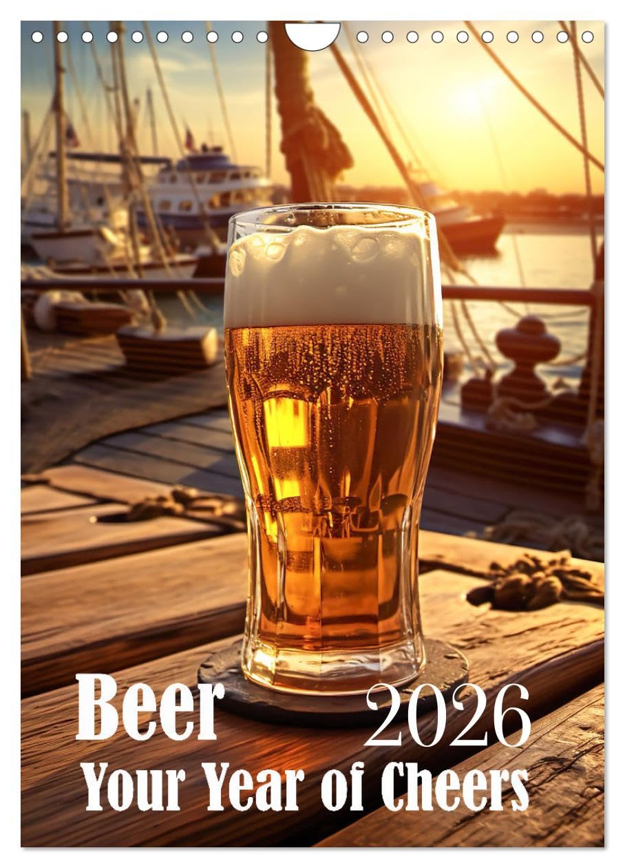 Beer (Wall Calendar 2026 DIN A4 portrait), CALVENDO 12 Month Wall Calendar: Your year of cheers Leisure, Home & Garden