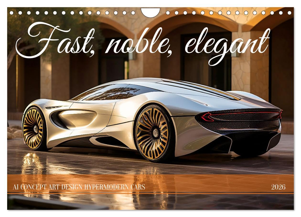 Fast, noble, elegant (Wall Calendar 2026 DIN A4 landscape), CALVENDO 12 Month Wall Calendar: Dreams of elegance, aesthetics and passion Leisure & Fun