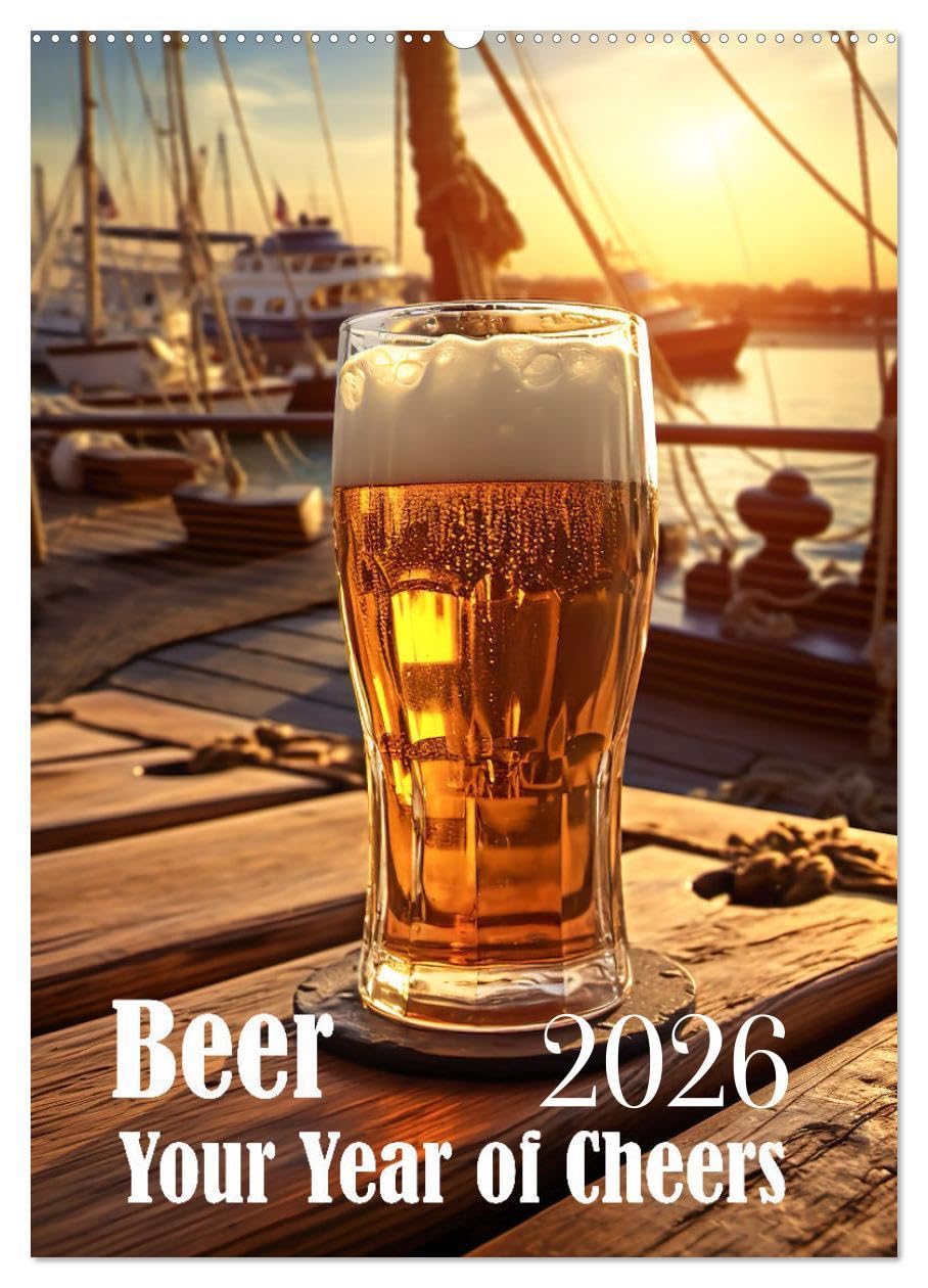 Beer (Wall Calendar 2026 DIN A2 portrait), CALVENDO 12 Month Wall Calendar: Your year of cheers Leisure, Home & Garden