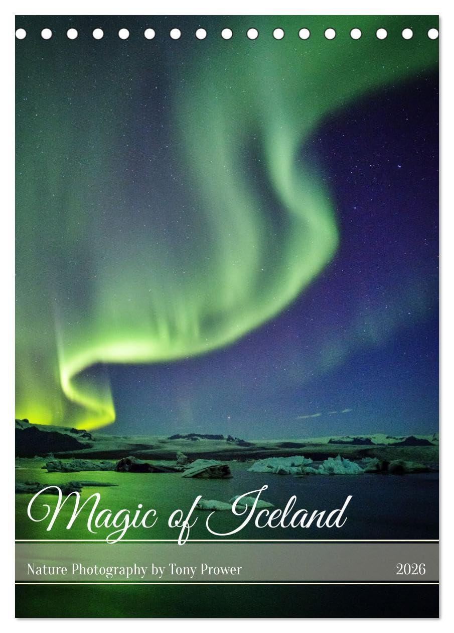 Magic of Iceland - nature photography (Desk Calendar 2026 DIN A5 portrait), CALVENDO 12 Month DeskCalendar: Stunning Nature scenery from Iceland Leisure, Home & Garden
