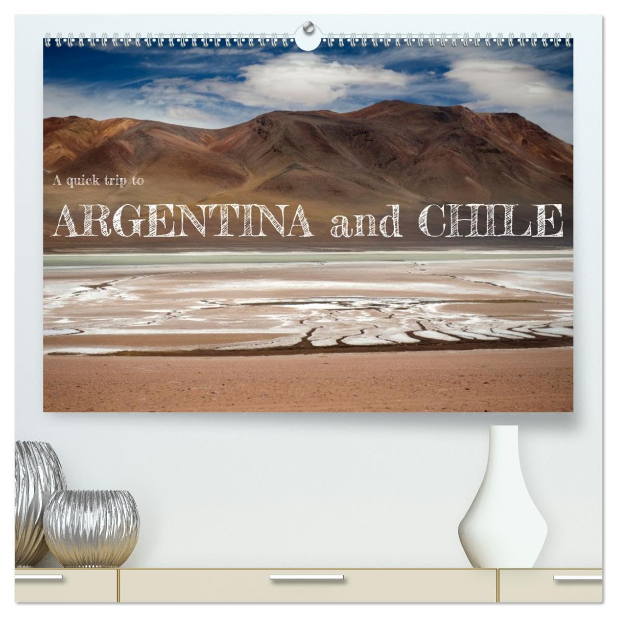 A quick trip to Argentina and Chile (High Quality Premium Wall Calendar 2026 DIN A2 landscape),CALVENDO 12 Month Wall Calendar: Most iconic places in Argentina and Chile Leisure, Home & Garden