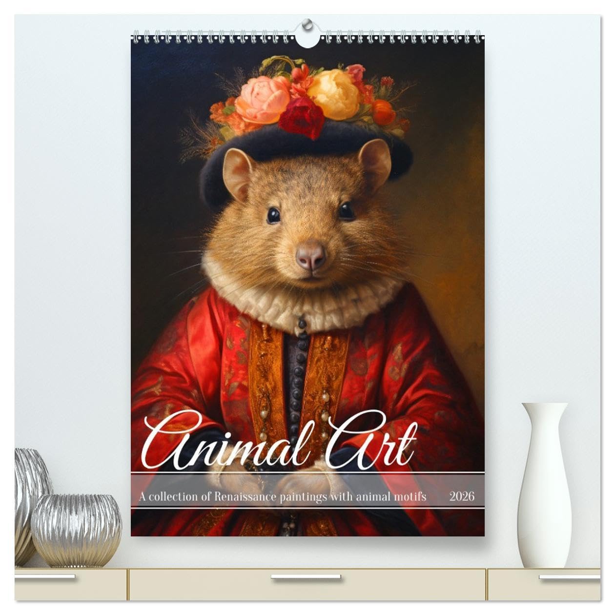 Animal Art - A collection of Renaissance paintings with animal motifs (High Quality Premium Wall Calendar 2026 DIN A2 portrait),CALVENDO 12 Month Wall ... with animals. Let yourself be inspired. Social Sciences