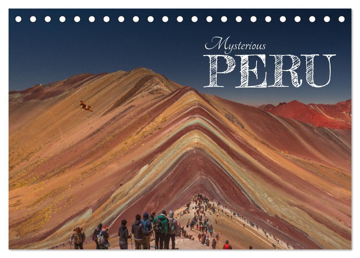 Mysterious Peru (Desk Calendar 2026 DIN A5 landscape), CALVENDO 12 Month DeskCalendar: Colors of the nature Leisure, Home & Garden