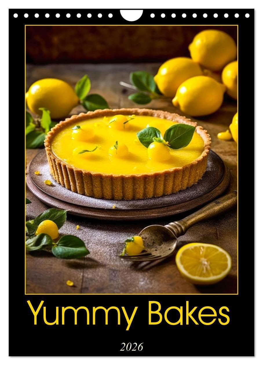 Yummy Bakes (Wall Calendar 2026 DIN A4 portrait), CALVENDO 12 Month Wall Calendar: Indulge in a year of mouthwatering delights with our Yummy Bakes ... of delicious treats and tempting flavors. Social Sciences