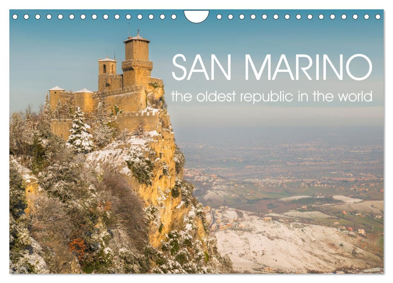 San Marino The oldest Republic in the world (Wall Calendar 2026 DIN A4 landscape), CALVENDO 12 Month Wall Calendar: Views of this country's most iconic image, Mount Titan Leisure, Home & Garden