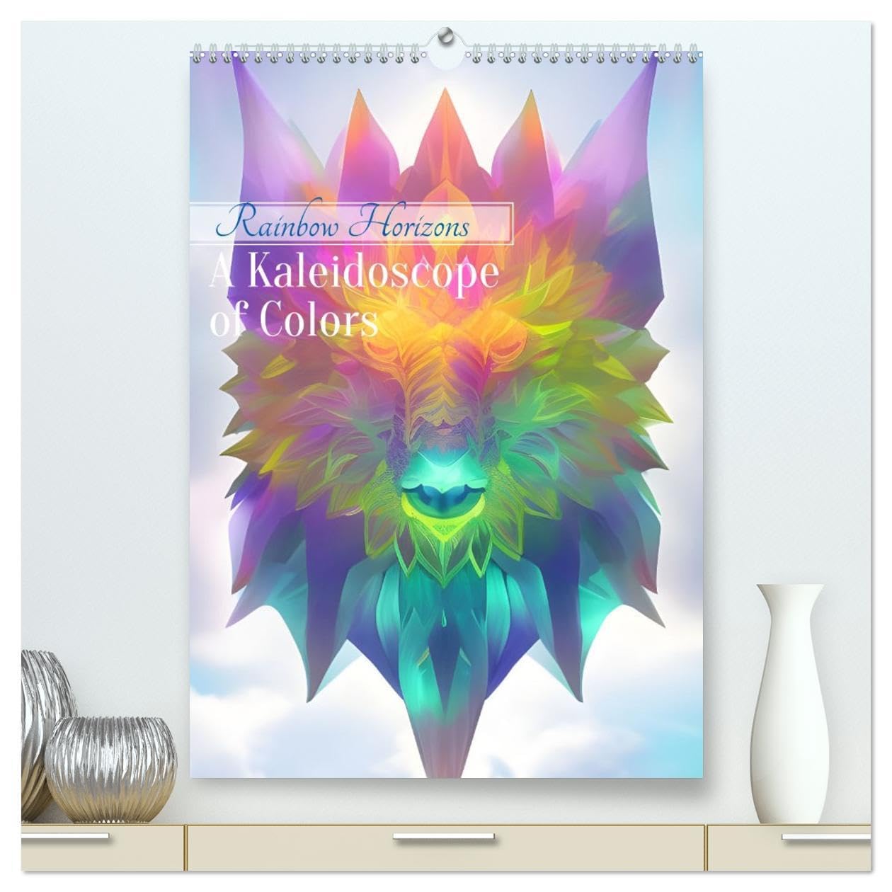 Rainbow Horizons (High Quality Premium Wall Calendar 2026 DIN A2 portrait),CALVENDO 12 Month Wall Calendar: A Kaleidoscope of Colors Film, Art & Culture