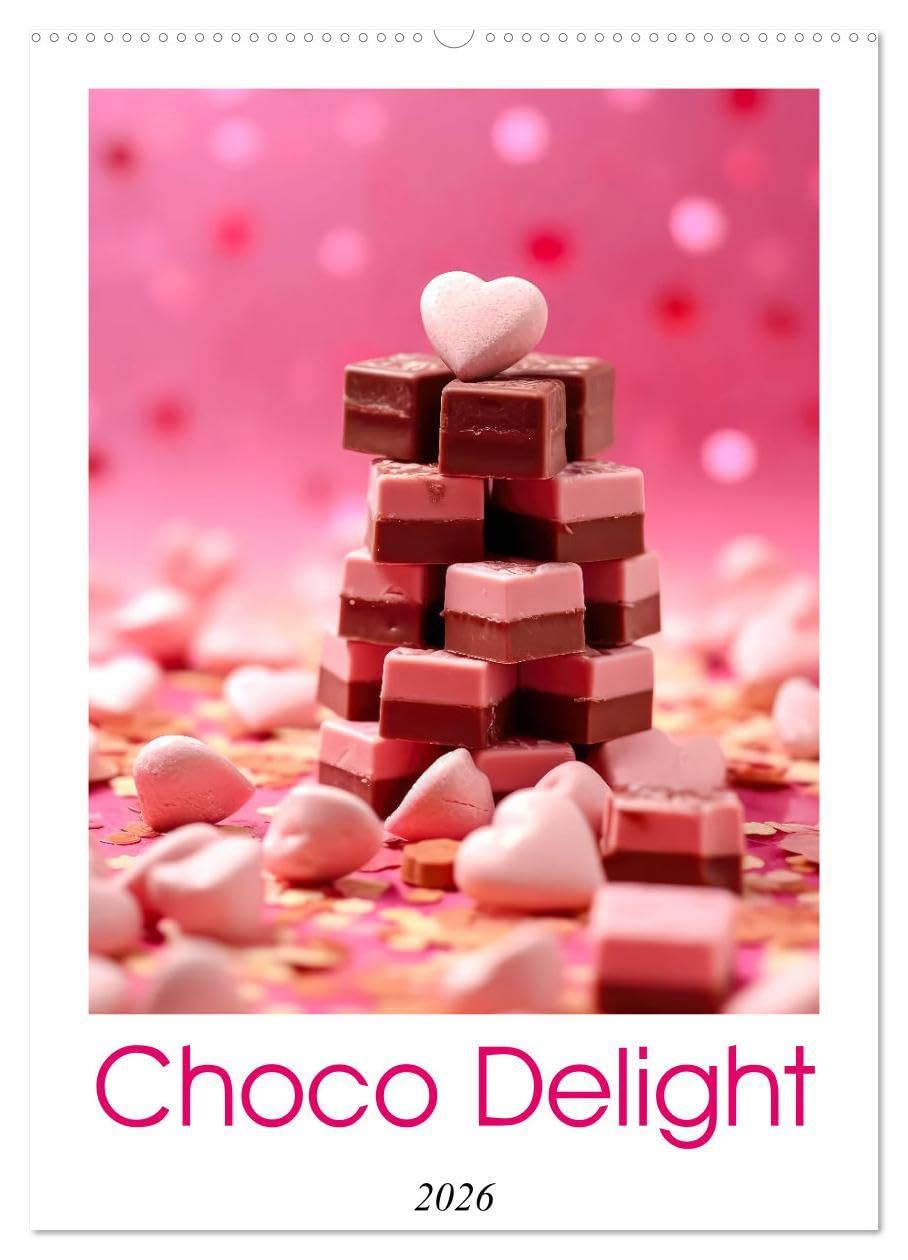Choco Delight (Wall Calendar 2026 DIN A2 portrait), CALVENDO 12 Month Wall Calendar: Indulge in a year of Choco Delight with our tantalizing calendar ... mouthwatering assortment of chocolate treats. Psychology