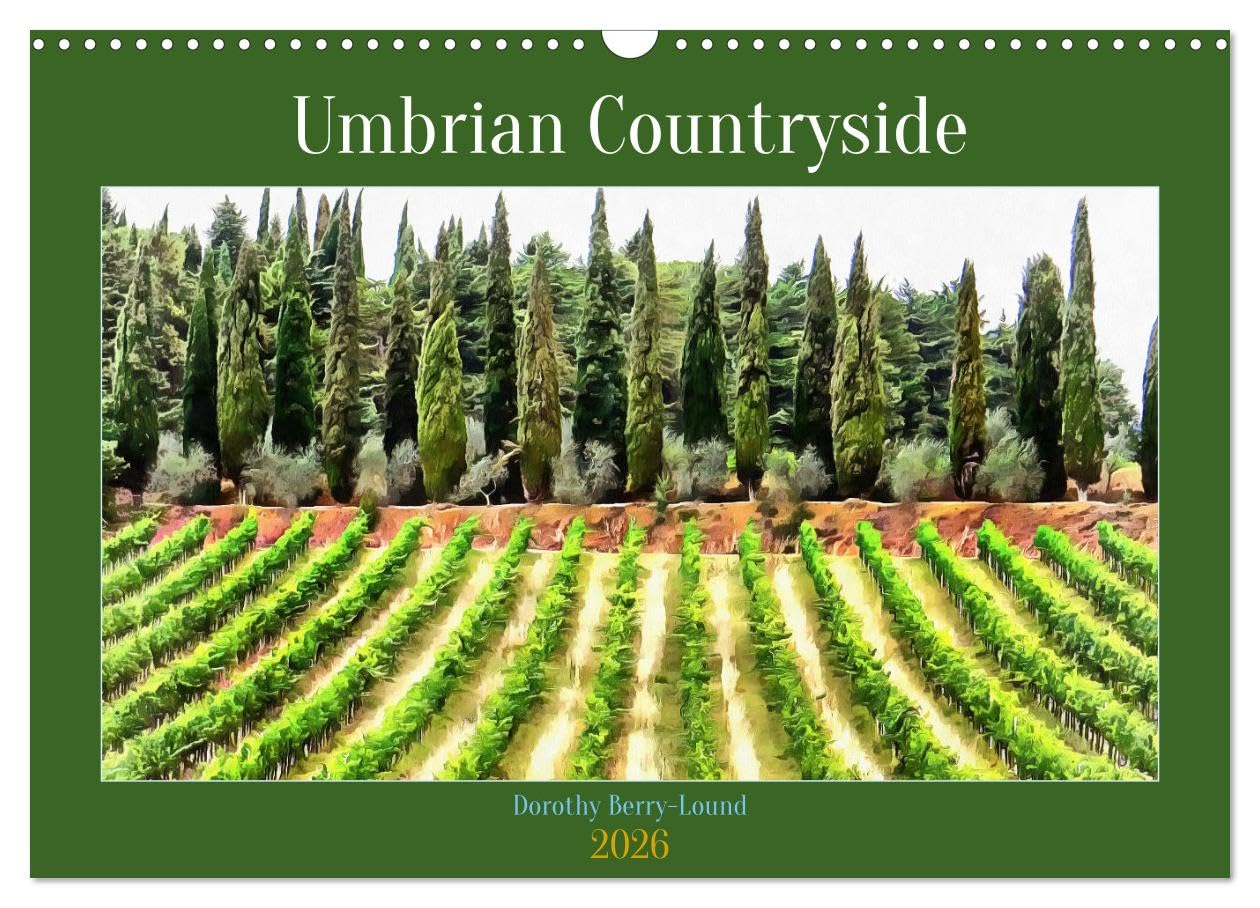 Umbrian Countryside (Wall Calendar 2026 DIN A3 landscape), CALVENDO 12 Month Wall Calendar: Beautiful photo art views of the countryside in Umbria at different times of the year Leisure, Home & Garden