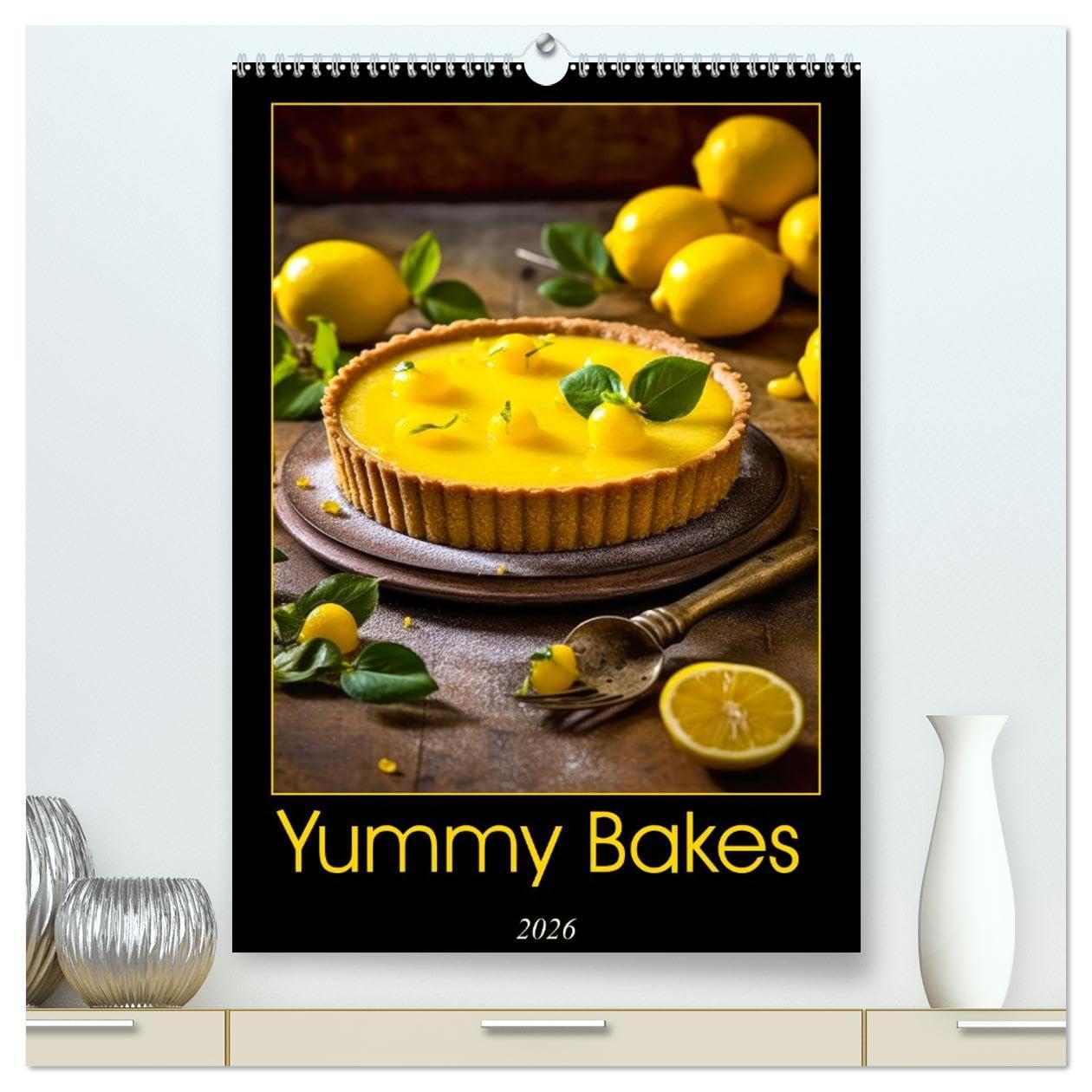 Yummy Bakes (High Quality Premium Wall Calendar 2026 DIN A2 portrait),CALVENDO 12 Month Wall Calendar: Indulge in a year of mouthwatering delights ... of delicious treats and tempting flavors. Social Sciences