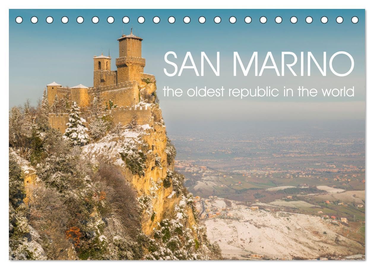San Marino The oldest Republic in the world (Desk Calendar 2026 DIN A5 landscape), CALVENDO 12 Month DeskCalendar: Views of this country's most iconic image, Mount Titan Leisure, Home & Garden