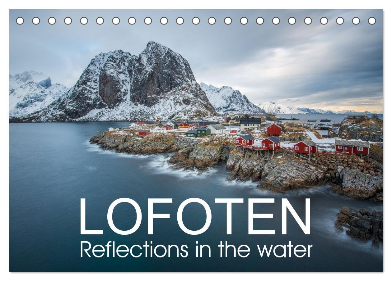 Lofoten Reflections in the water (Desk Calendar 2026 DIN A5 landscape), CALVENDO 12 Month DeskCalendar: Winter trip to Lofoten archipelago Leisure, Home & Garden