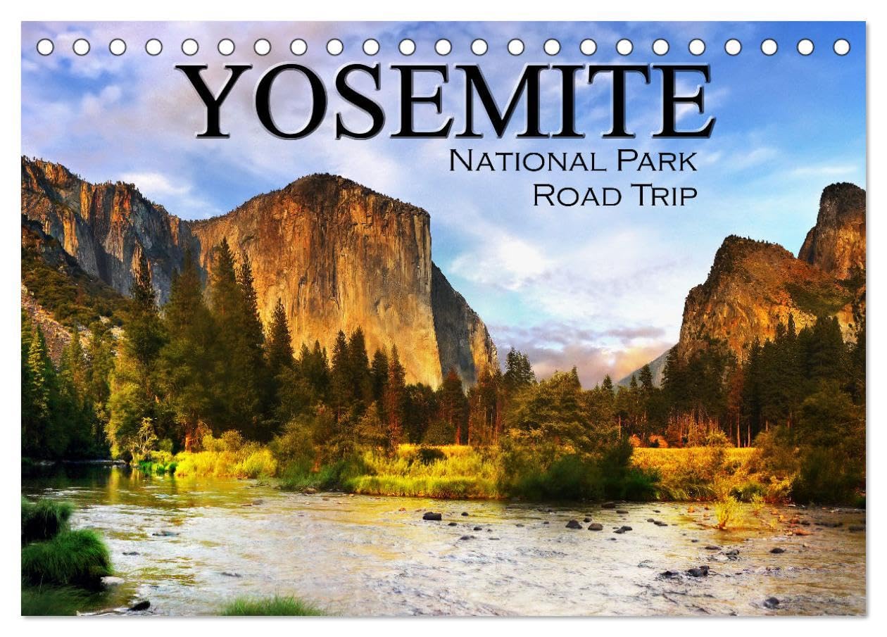 Yosemite National Park Road Trip (Desk Calendar 2026 DIN A5 landscape), CALVENDO 12 Month DeskCalendar: Explore one of the most beautiful national parks in California, USA. Leisure, Home & Garden