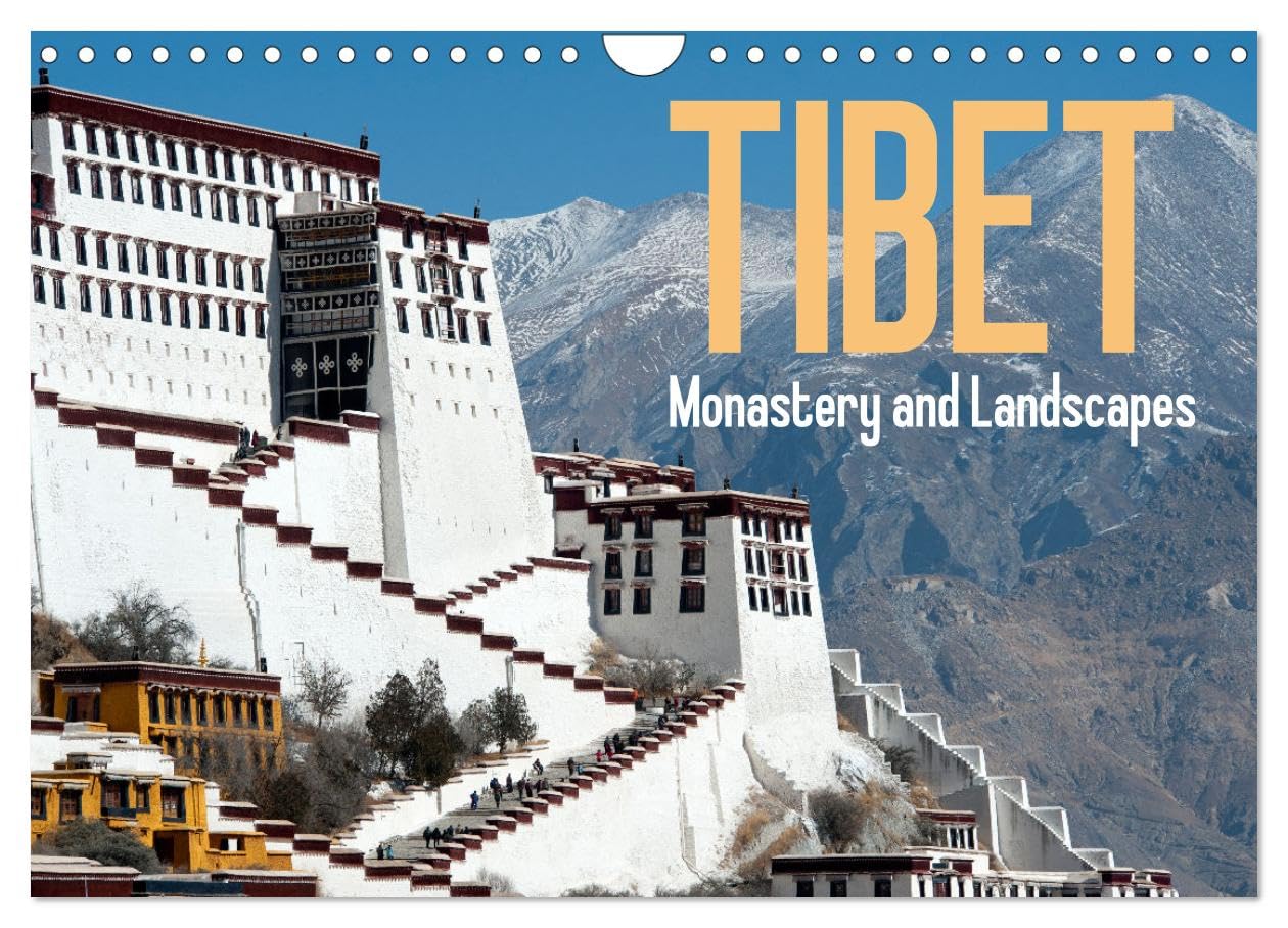 Tibet Monastery and landscapes (Wall Calendar 2026 DIN A4 landscape), CALVENDO 12 Month Wall Calendar: A place to rediscover spirituality Leisure, Home & Garden