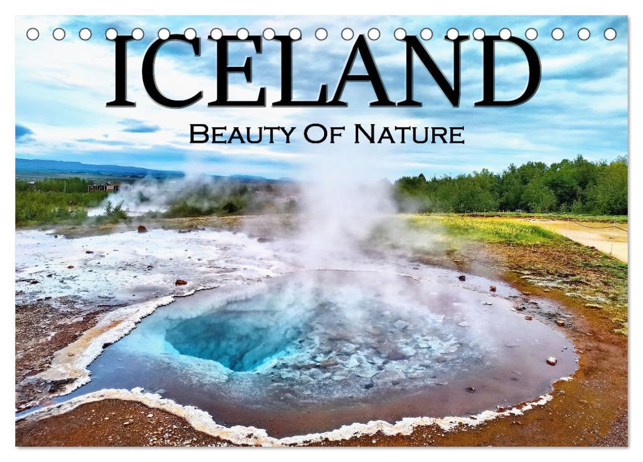 Iceland Beauty of Nature (Desk Calendar 2026 DIN A5 landscape), CALVENDO 12 Month DeskCalendar: Go to the beautiful Nordic landscape with breathtaking views. Leisure, Home & Garden