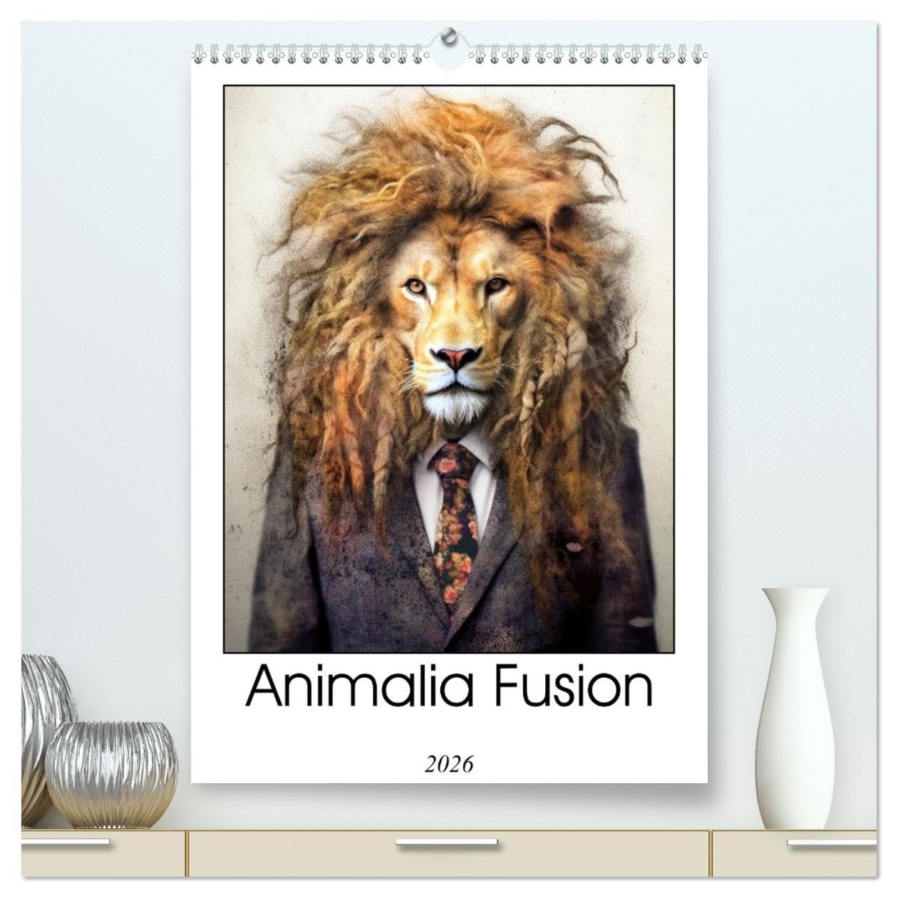 Animalia Fusion (High Quality Premium Wall Calendar 2026 DIN A2 portrait),CALVENDO 12 Month Wall Calendar: Experience the enchantment of Animalia ... and humans unite in a calendar like no other. Business & Technology