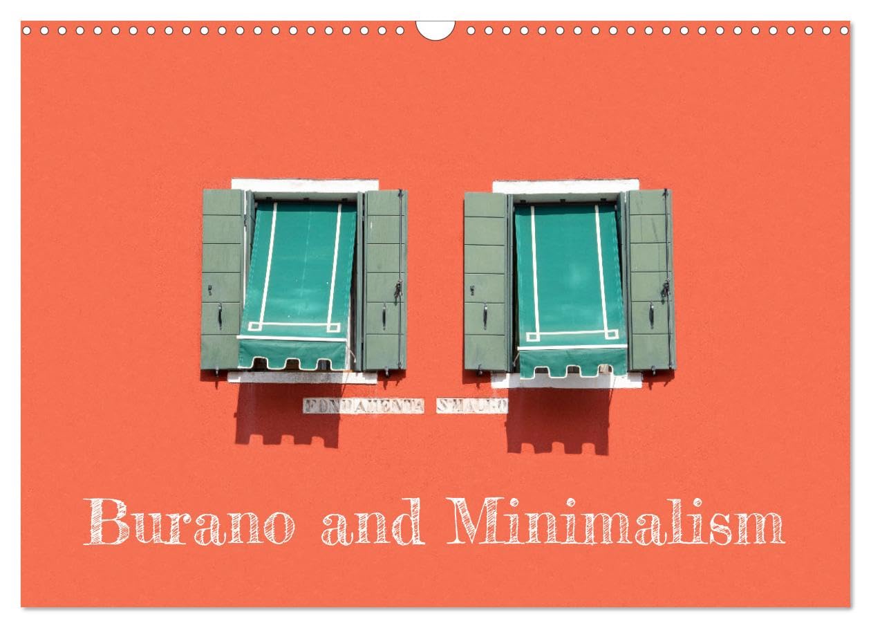 Burano and Minimalism (Wall Calendar 2026 DIN A3 landscape), CALVENDO 12 Month Wall Calendar: Minimalist captures from the island of Burano in Italy Leisure, Home & Garden