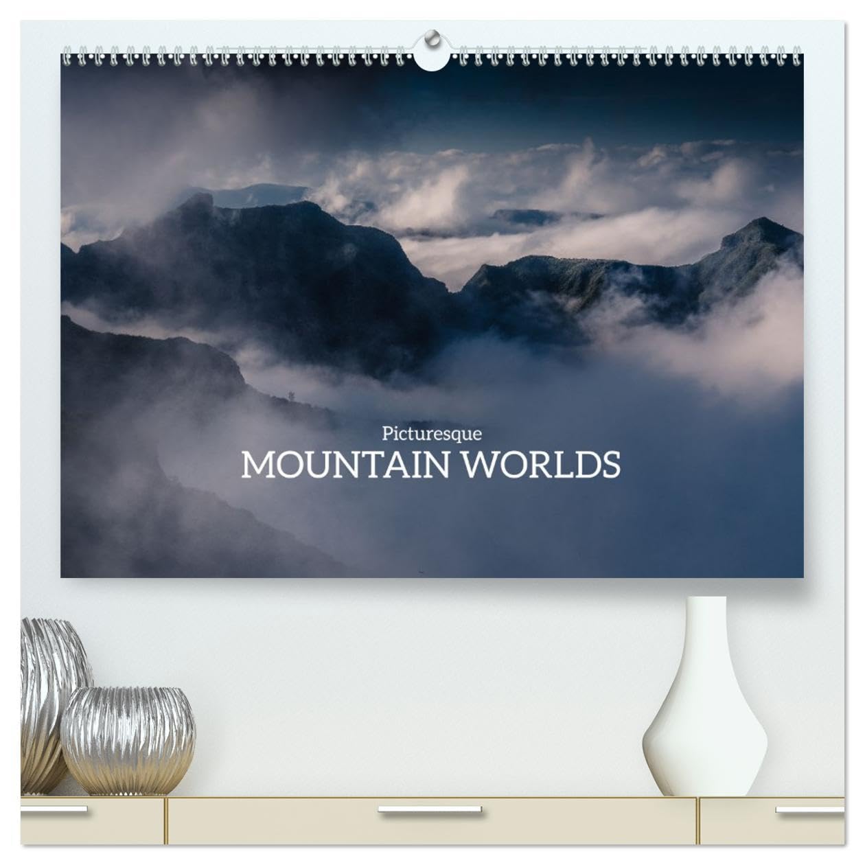 Picturesque Mountain Worlds (High Quality Premium Wall Calendar 2026 DIN A2 landscape),CALVENDO 12 Month Wall Calendar: Fantastic backdrops in the mountains to be discovered. Leisure, Home & Garden