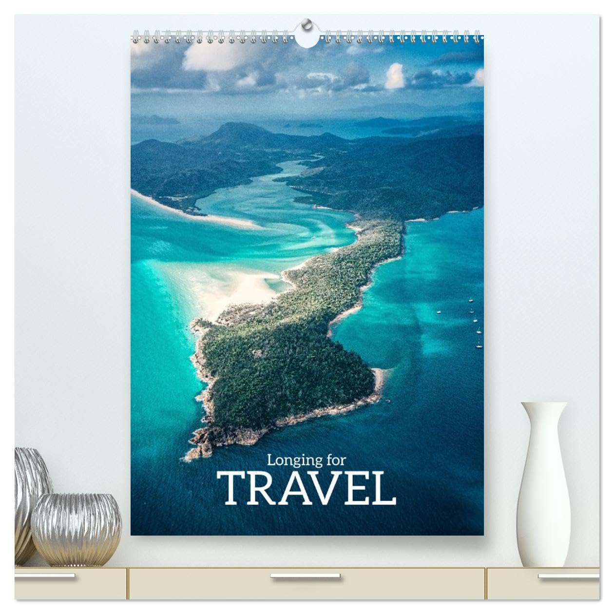 Longing for Travel (High Quality Premium Wall Calendar 2026 DIN A2 portrait),CALVENDO 12 Month Wall Calendar: Fantastically beautiful places awaken the desire to travel. Leisure, Home & Garden
