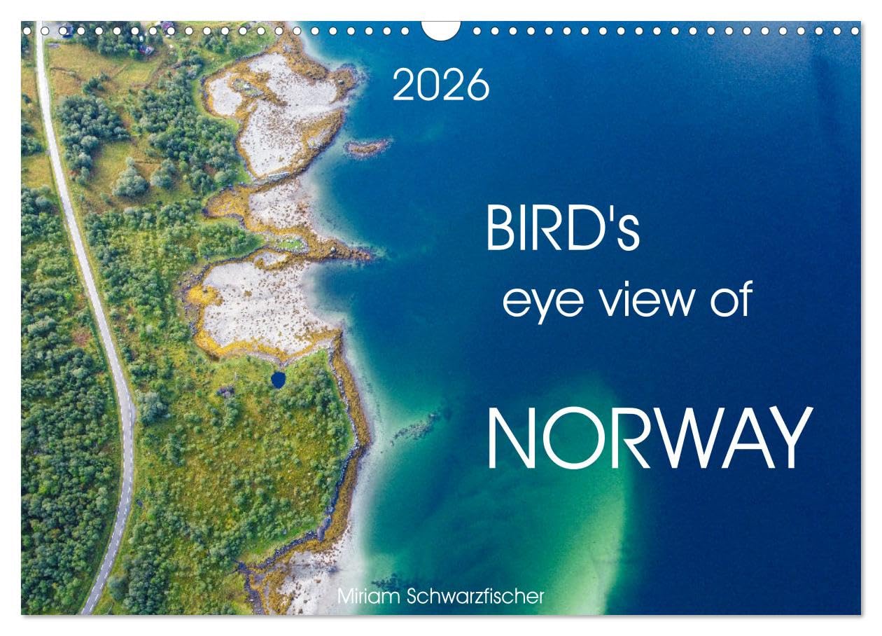 Bird's eye view of Norway (Wall Calendar 2026 DIN A3 landscape), CALVENDO 12 Month Wall Calendar: Norway from above Leisure, Home & Garden