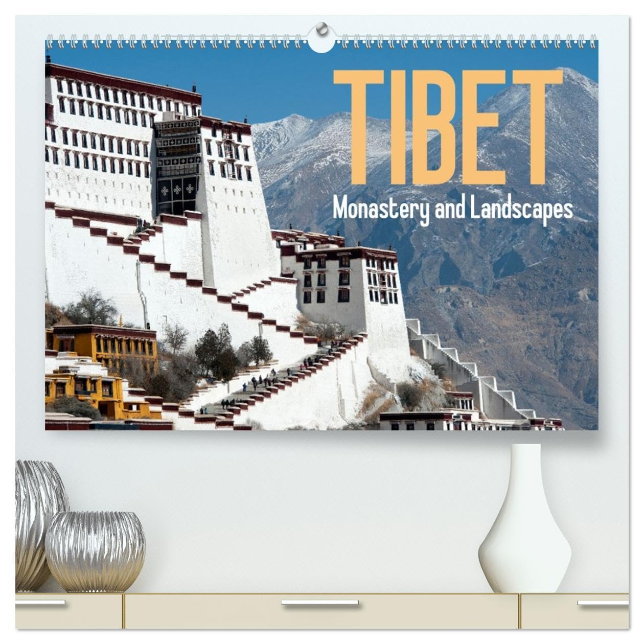 Tibet Monastery and landscapes (High Quality Premium Wall Calendar 2026 DIN A2 landscape),CALVENDO 12 Month Wall Calendar: A place to rediscover spirituality Leisure, Home & Garden