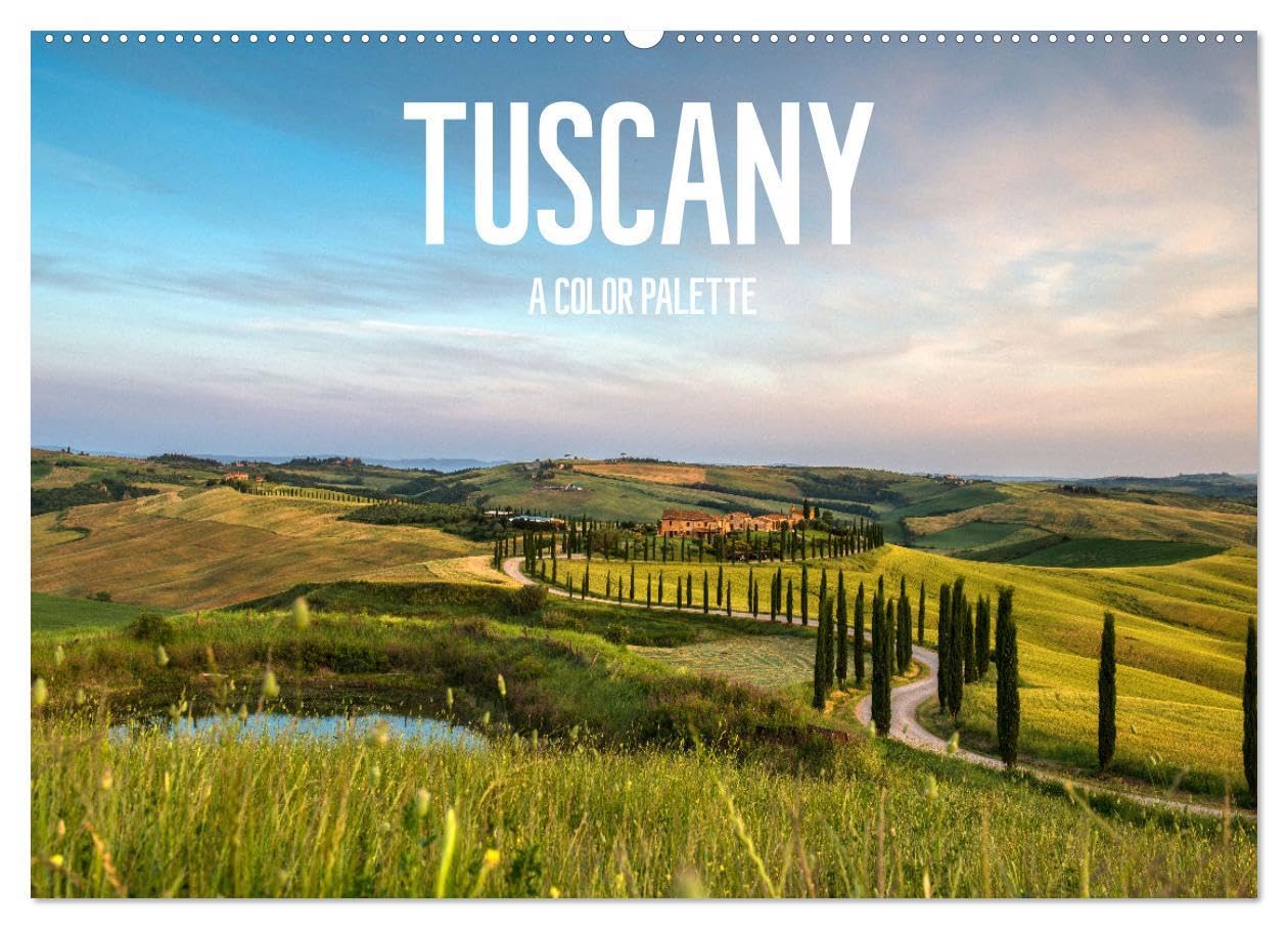 Tuscany A color palette (Wall Calendar 2026 DIN A2 landscape), CALVENDO 12 Month Wall Calendar: Tuscan colors Leisure, Home & Garden