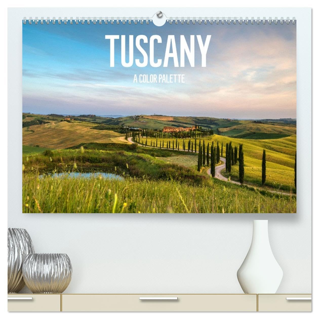 Tuscany A color palette (High Quality Premium Wall Calendar 2026 DIN A2 landscape),CALVENDO 12 Month Wall Calendar: Tuscan colors Leisure, Home & Garden