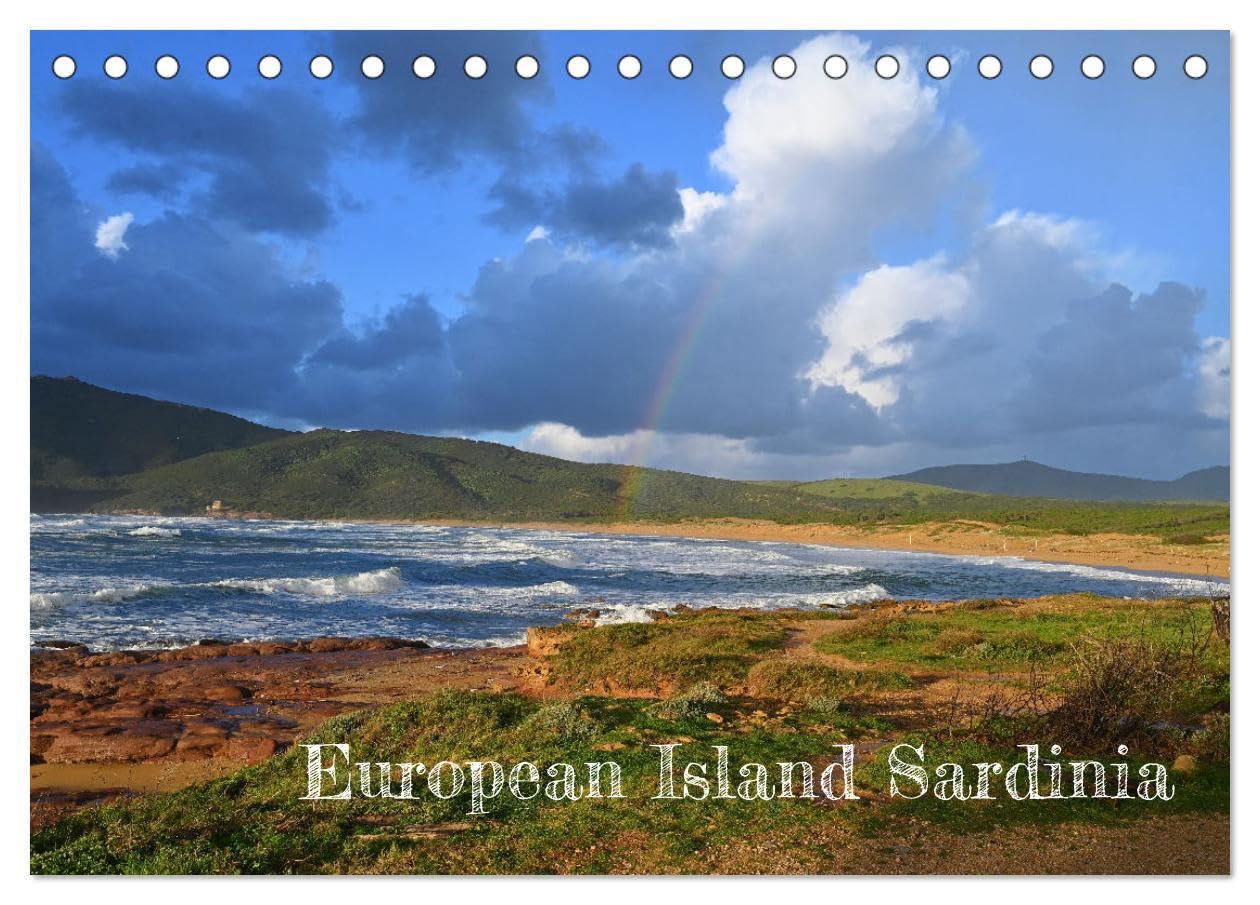 European Island Sardinia (Desk Calendar 2026 DIN A5 landscape), CALVENDO 12 Month DeskCalendar: Journey through Sardinia. Your year round escape to Mediterranean bliss. Leisure, Home & Garden