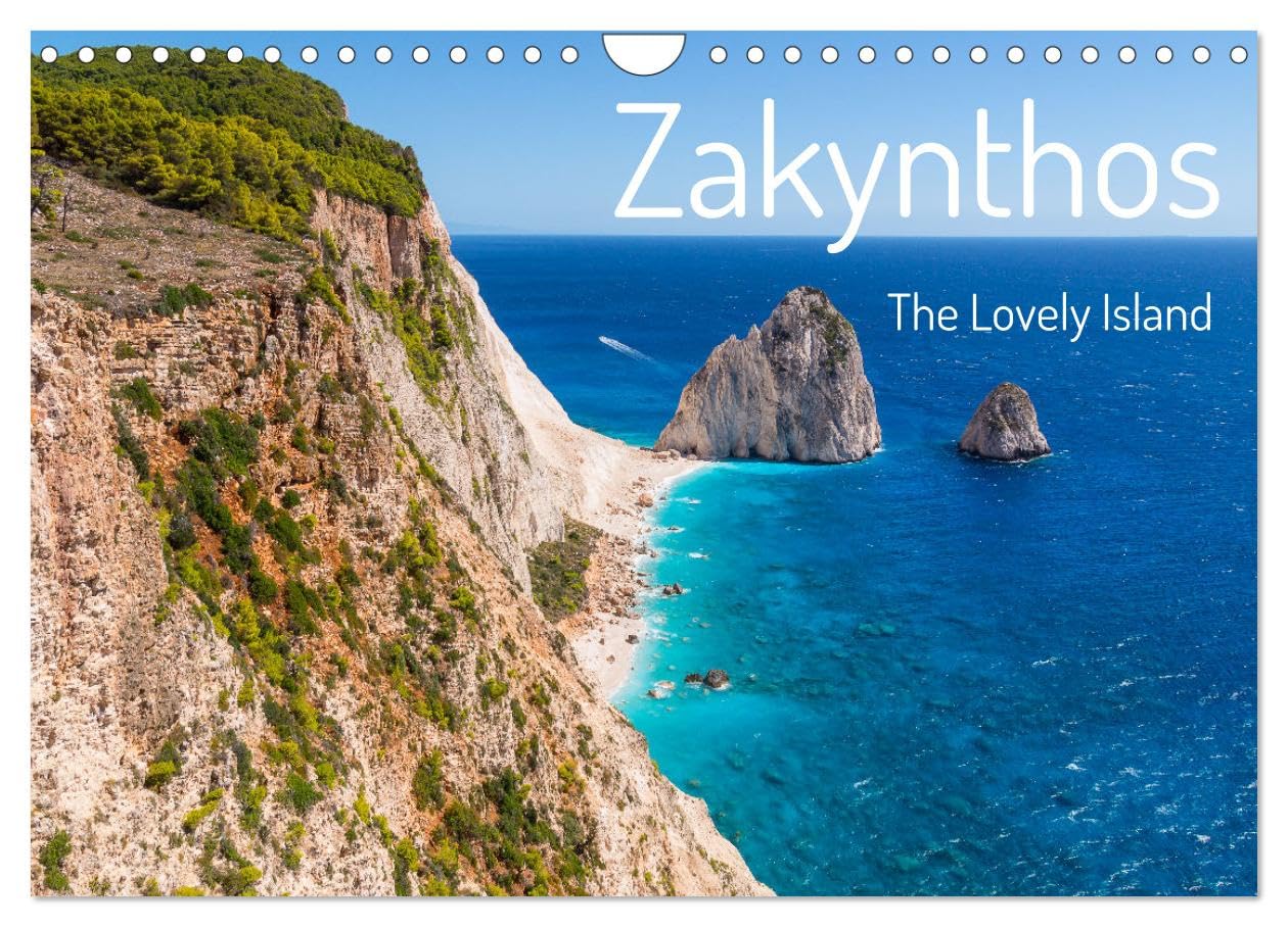 Zakynthos - the Lovely Island (Wall Calendar 2026 DIN A4 landscape), CALVENDO 12 Month Wall Calendar: The Ionian island of Zakynthos at a glance Leisure, Home & Garden