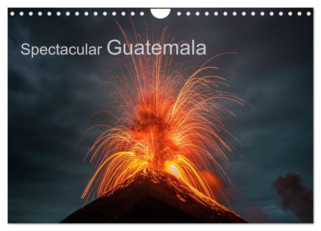 Spectacular Guatemala (Wall Calendar 2026 DIN A4 landscape), CALVENDO 12 Month Wall Calendar: Volcanoes and tropical rainforest Leisure, Home & Garden