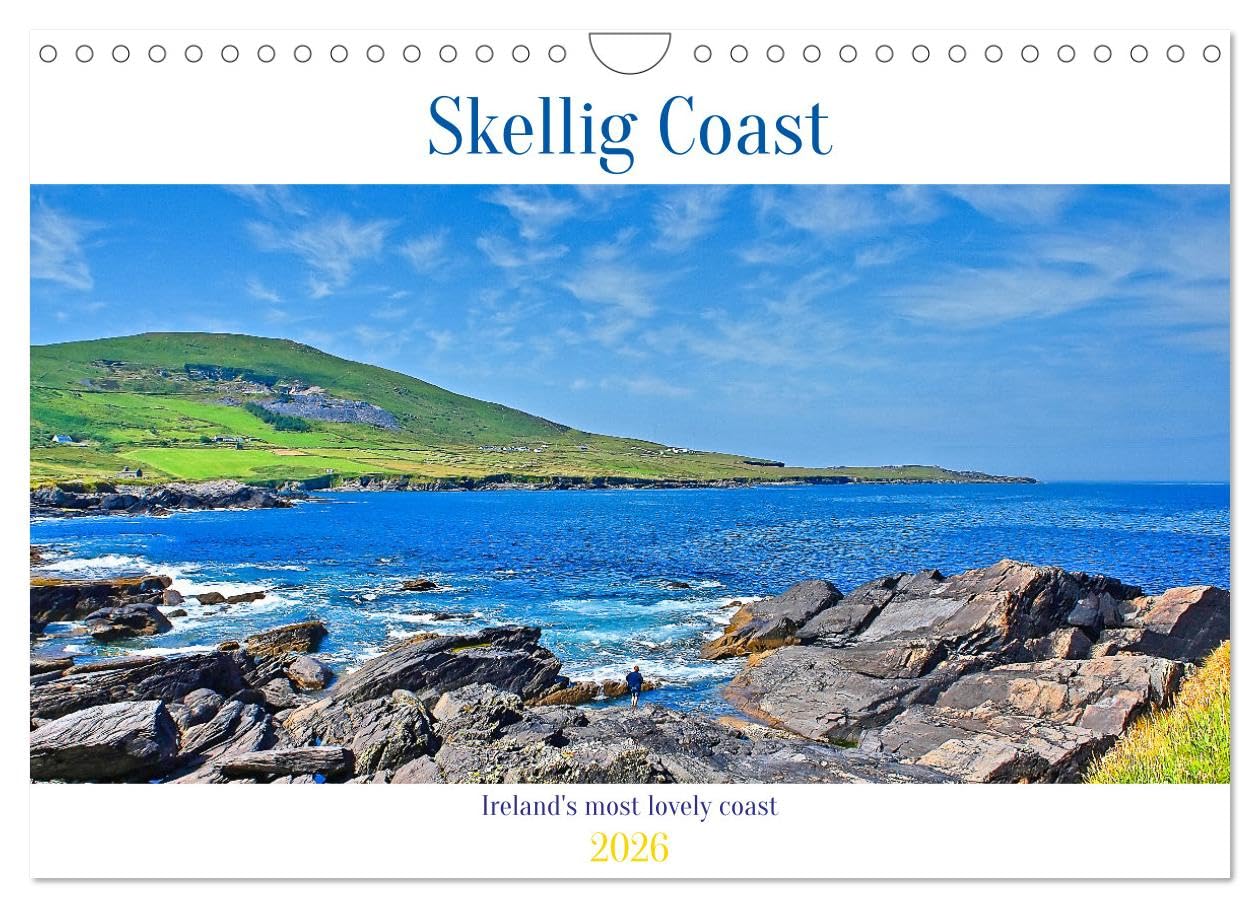 Skellig Coast (Wall Calendar 2026 DIN A4 landscape), CALVENDO 12 Month Wall Calendar: Ireland's most lovely coast Leisure, Home & Garden