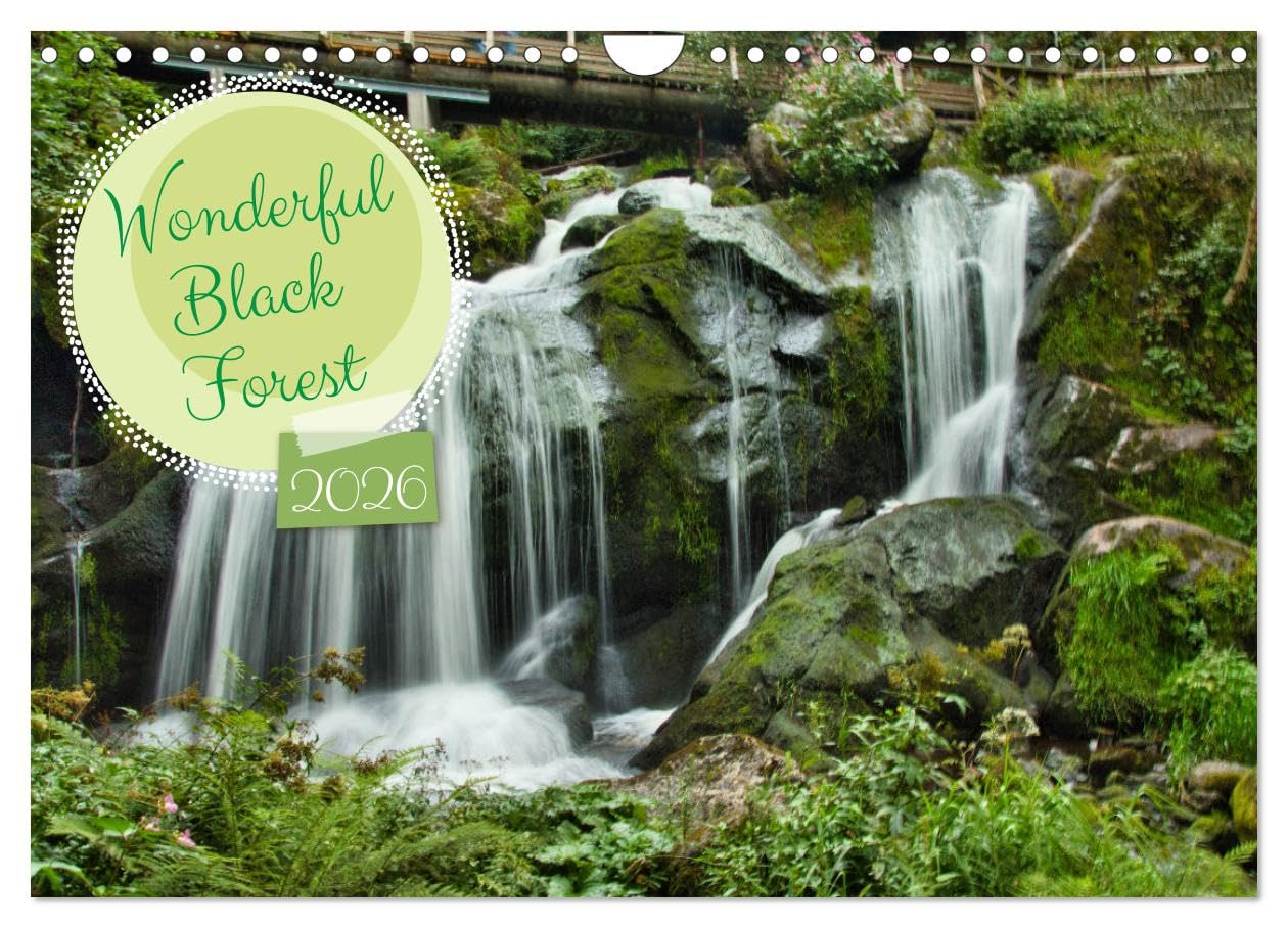 Wonderful Black Forest (Wall Calendar 2026 DIN A4 landscape), CALVENDO 12 Month Wall Calendar: A walk around the wonderful Black Forest on a sunny summer day Leisure, Home & Garden