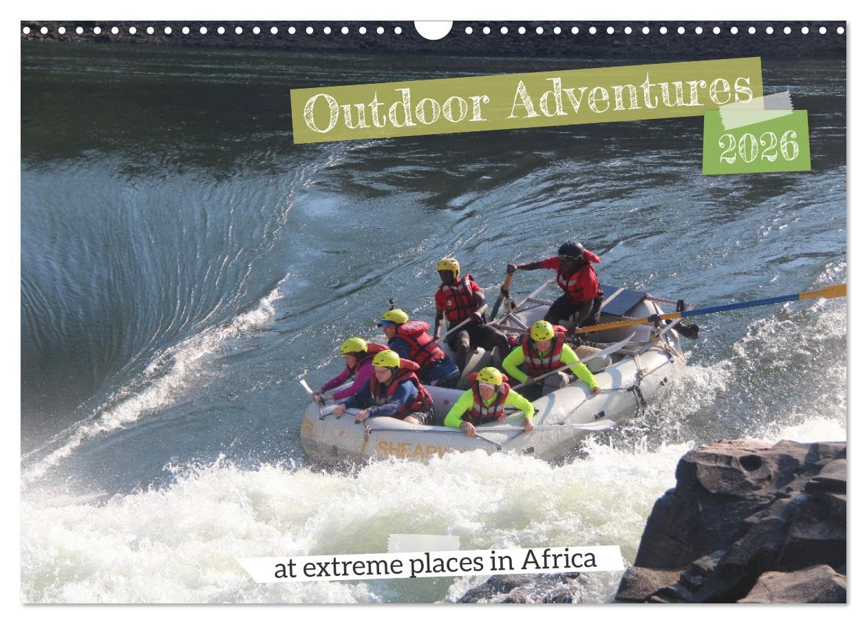 Outdoor Adventures (Wall Calendar 2026 DIN A3 landscape), CALVENDO 12 Month Wall Calendar: Captivating outdoor adventure images from Africa Leisure, Home & Garden