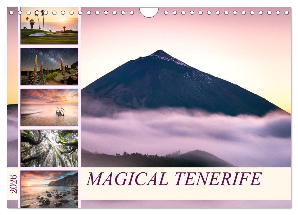 Magical Tenerife (Wall Calendar 2026 DIN A4 landscape), CALVENDO 12 Month Wall Calendar: The most beautiful corners of Tenerife in awe inspiring photos Leisure, Home & Garden