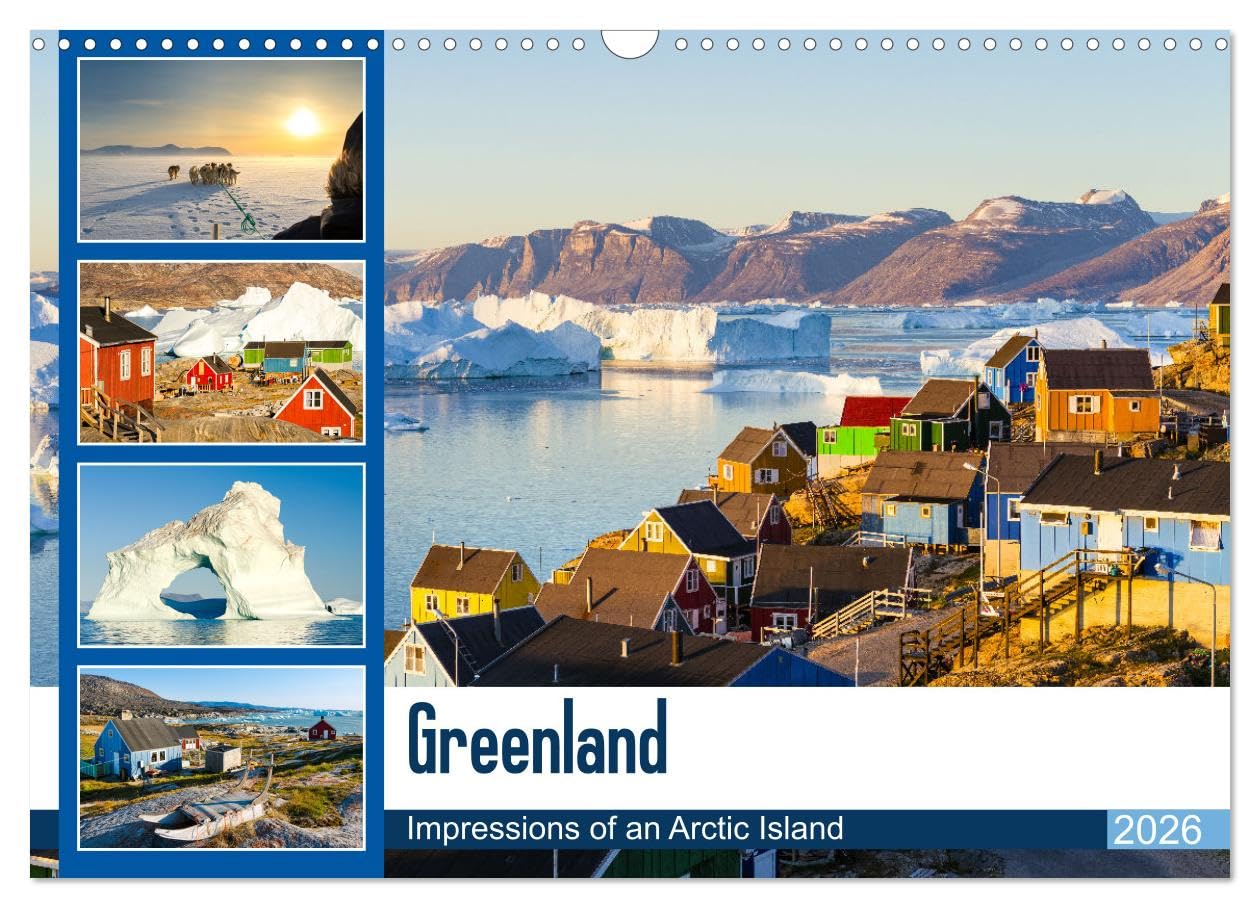 Greenland - Impressions of an Arctic Island (Wall Calendar 2026 DIN A3 landscape), CALVENDO 12 Month Wall Calendar: A journey through the largest island in the world in all seasons Leisure, Home & Garden