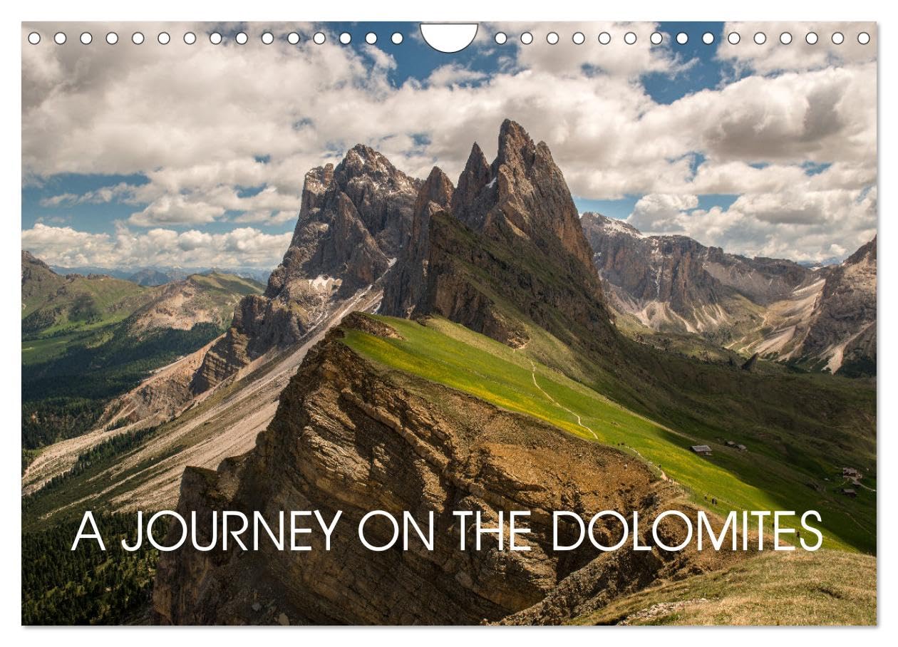 A JOURNEY ON THE DOLOMITES (Wall Calendar 2026 DIN A4 landscape), CALVENDO 12 Month Wall Calendar: Beautiful Dolomites mountain landscapes Leisure, Home & Garden