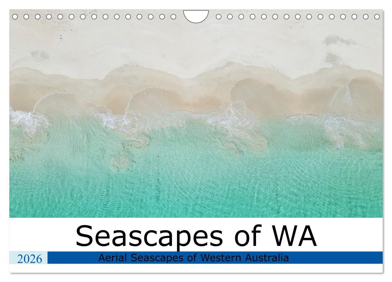 Seascapes of Western Australia (Wall Calendar 2026 DIN A4 landscape), CALVENDO 12 Month Wall Calendar: Aerial seascapes of Western Australia Leisure, Home & Garden