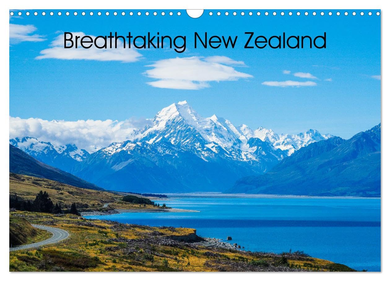 Breathtaking New Zealand (Wall Calendar 2026 DIN A3 landscape), CALVENDO 12 Month Wall Calendar: Experience gorgeous landscapes of New Zealand's South Island Leisure, Home & Garden