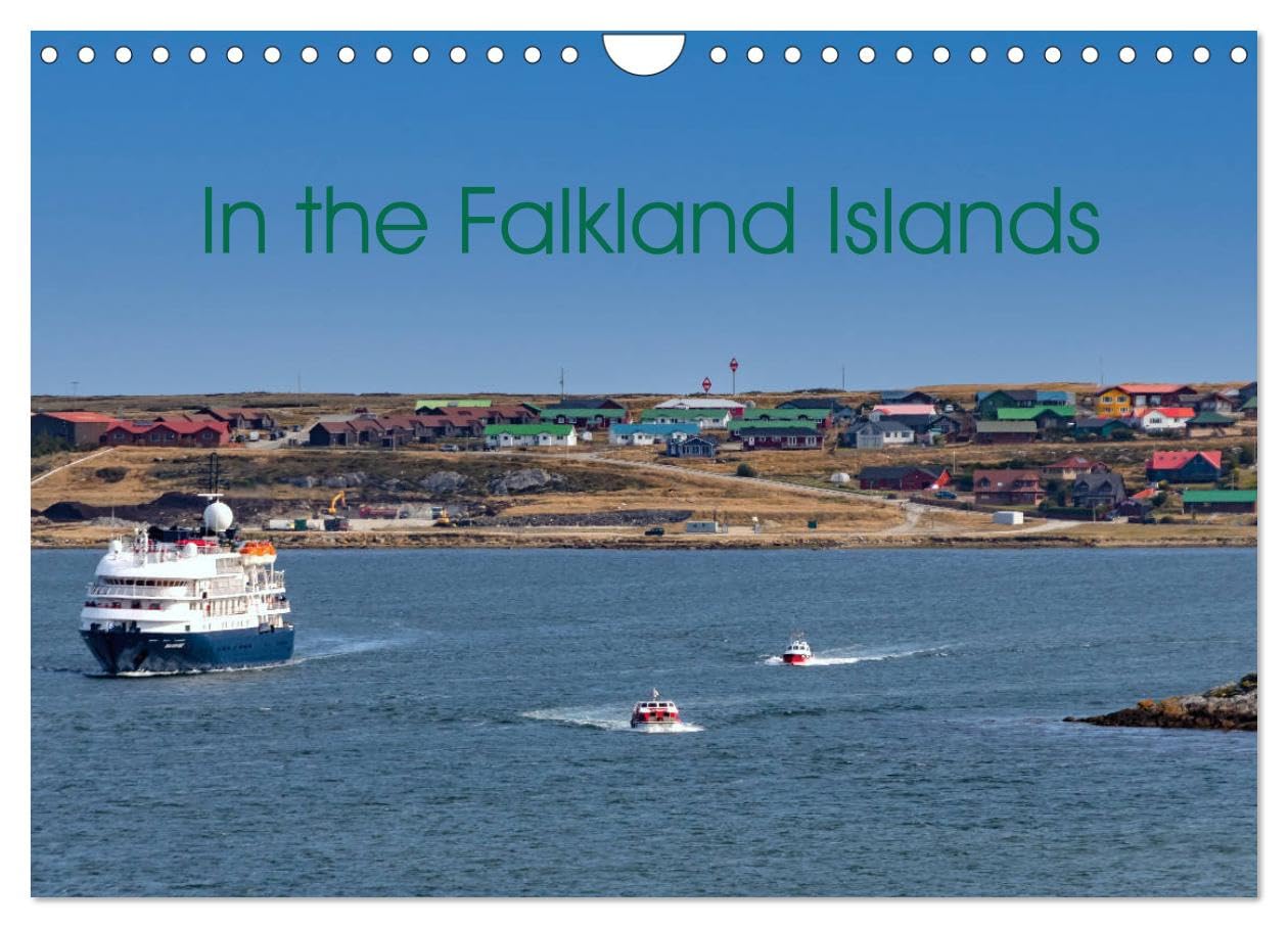 In the Falkland Islands (Wall Calendar 2026 DIN A4 landscape), CALVENDO 12 Month Wall Calendar: British overseas territory in the South Atlantic Books