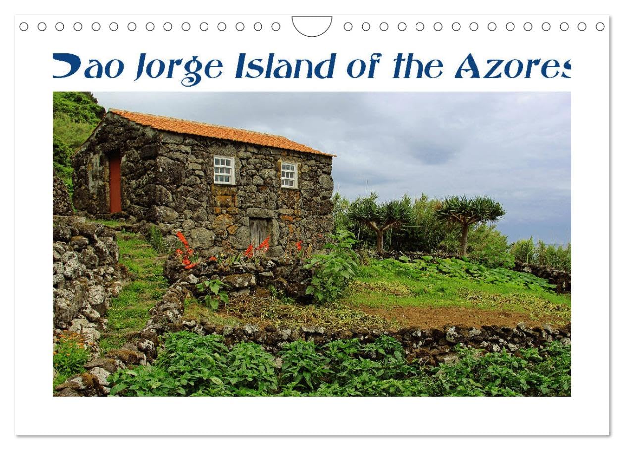 Sao Jorge Island of the Azores - fantastic fajas on the greenest island of Portugal (Wall Calendar 2026 DIN A4 landscape), CALVENDO 12 Month Wall ... trails and old mule tracks along the cliffs. Film, Art & Culture