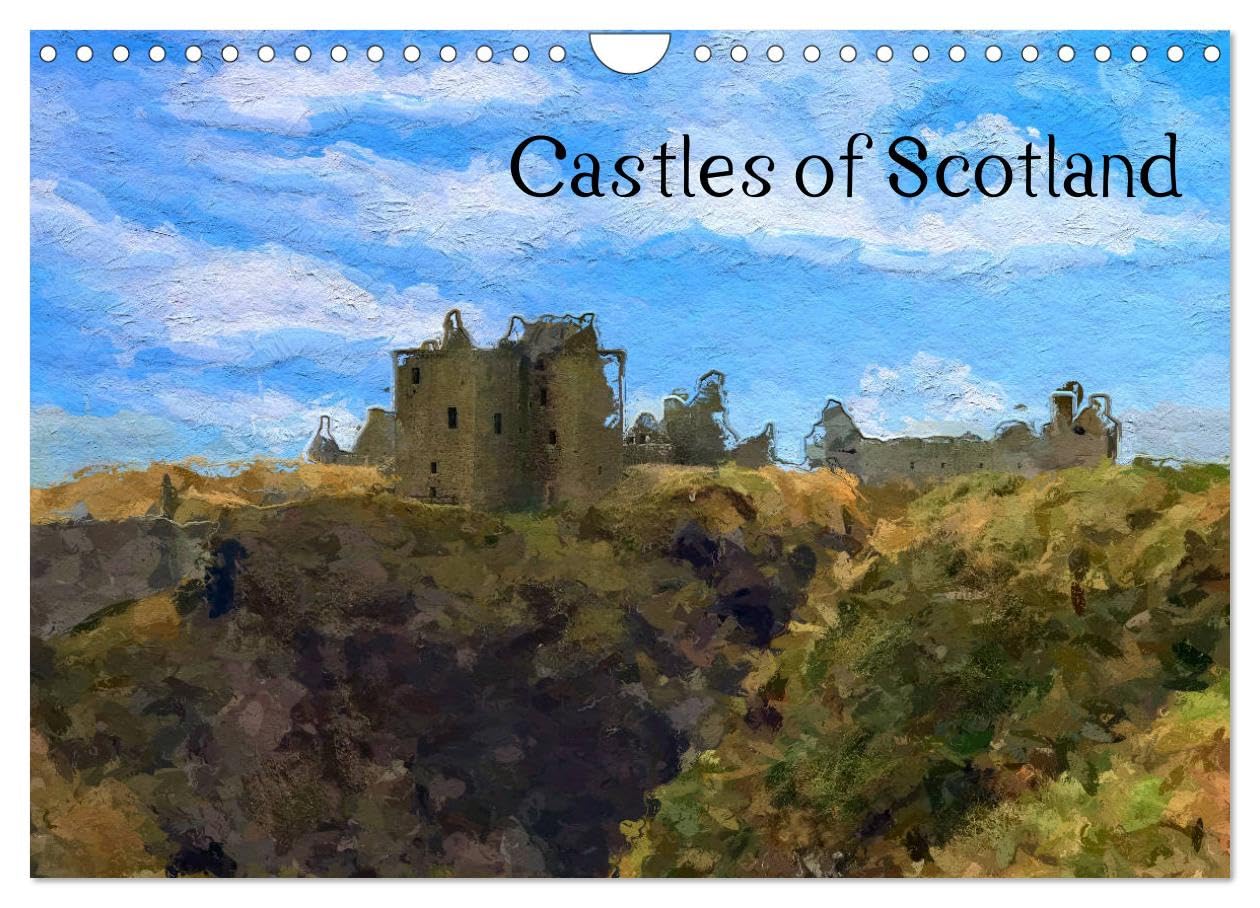 Castles of Scotland (Wall Calendar 2026 DIN A4 landscape), CALVENDO 12 Month Wall Calendar: Twelve beautiful painting of Scottish Castles by artist Graeme Heddle Leisure, Home & Garden