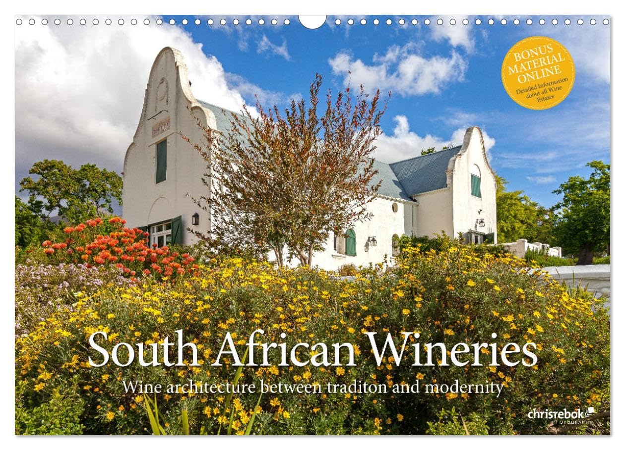 South African Wineries, wine architecture between tradition and modernity (Wall Calendar 2026 DIN A3 landscape), CALVENDO 12 Month Wall Calendar: Winelands Highlights of the Western Cape Leisure, Home & Garden