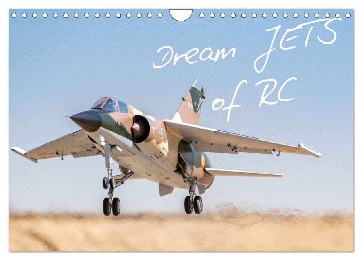 Dream Jets of RC (Wall Calendar 2026 DIN A4 landscape), CALVENDO 12 Month Wall Calendar: Images of giant scale jet turbine powered RC aircraft Leisure, Home & Garden