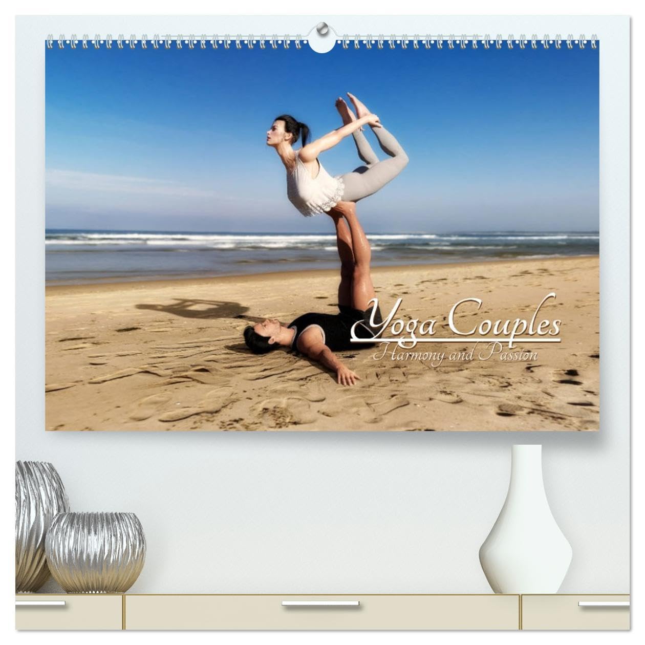 Yoga Couples - Harmony and Passion (High Quality Premium Wall Calendar 2026 DIN A2 landscape),CALVENDO 12 Month Wall Calendar: Partner yoga - a new trend in the focus Health, Nutrition & Fitness