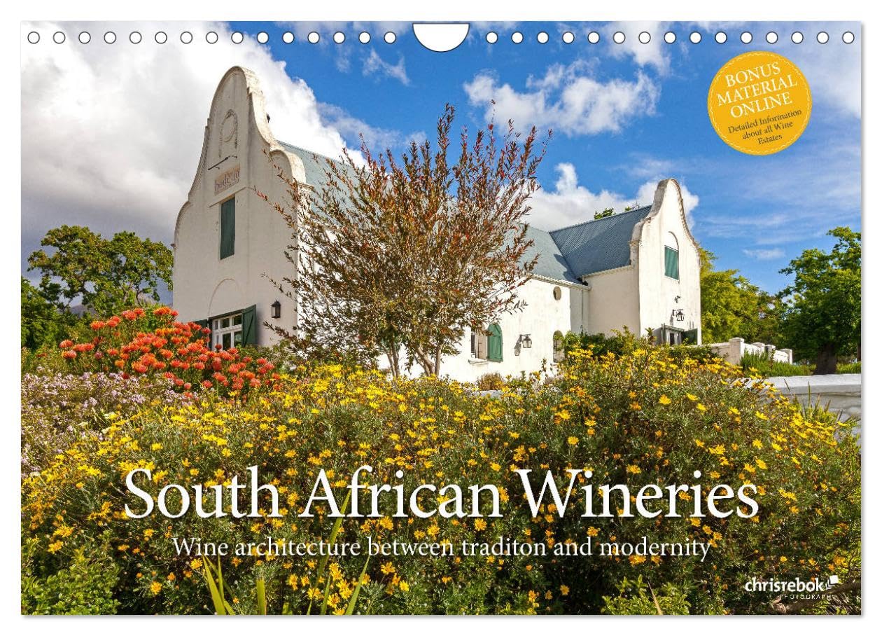 South African Wineries, wine architecture between tradition and modernity (Wall Calendar 2026 DIN A4 landscape), CALVENDO 12 Month Wall Calendar: Winelands Highlights of the Western Cape Leisure, Home & Garden