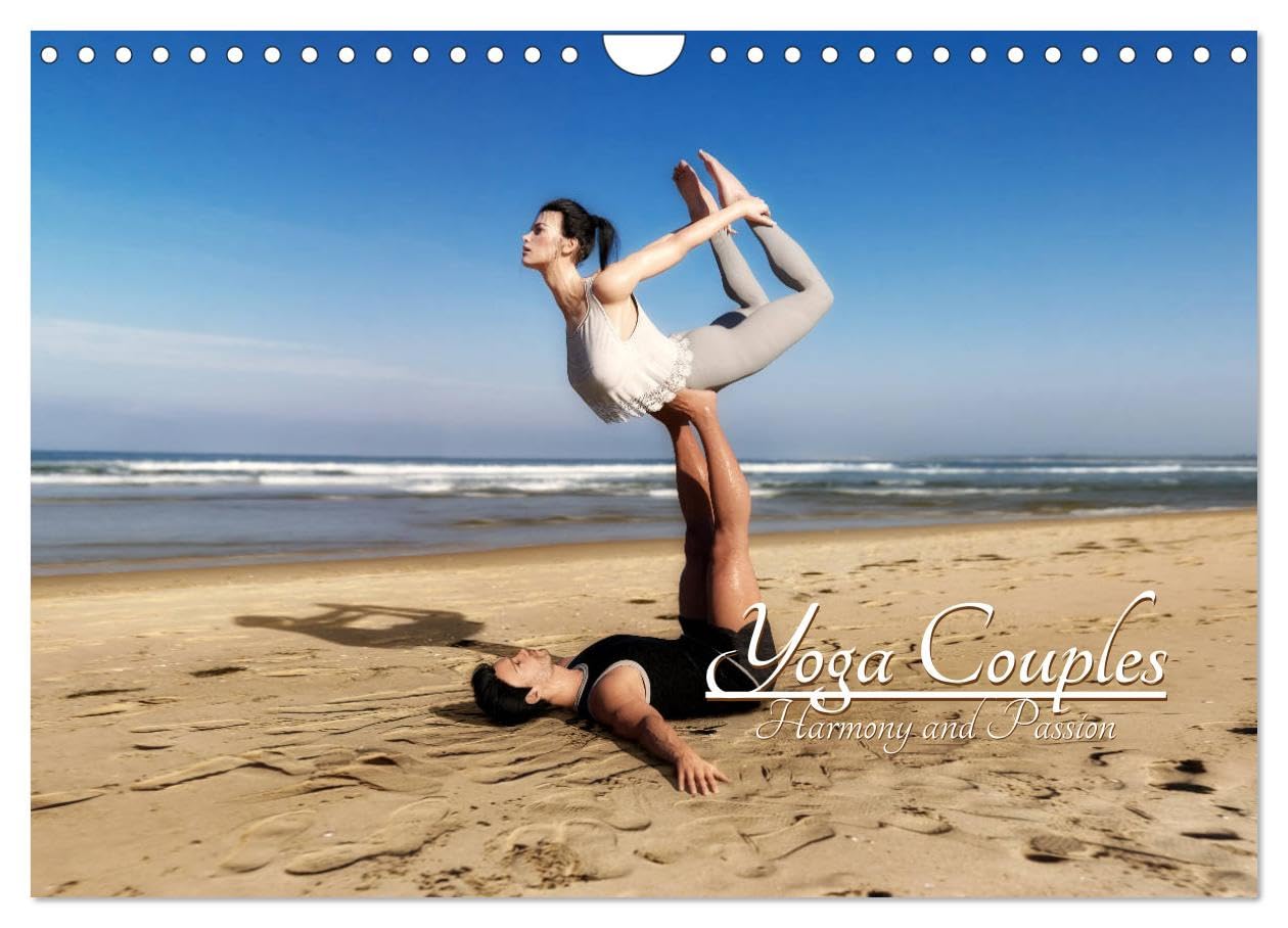 Yoga Couples - Harmony and Passion (Wall Calendar 2026 DIN A4 landscape), CALVENDO 12 Month Wall Calendar: Partner yoga - a new trend in the focus Health, Nutrition & Fitness