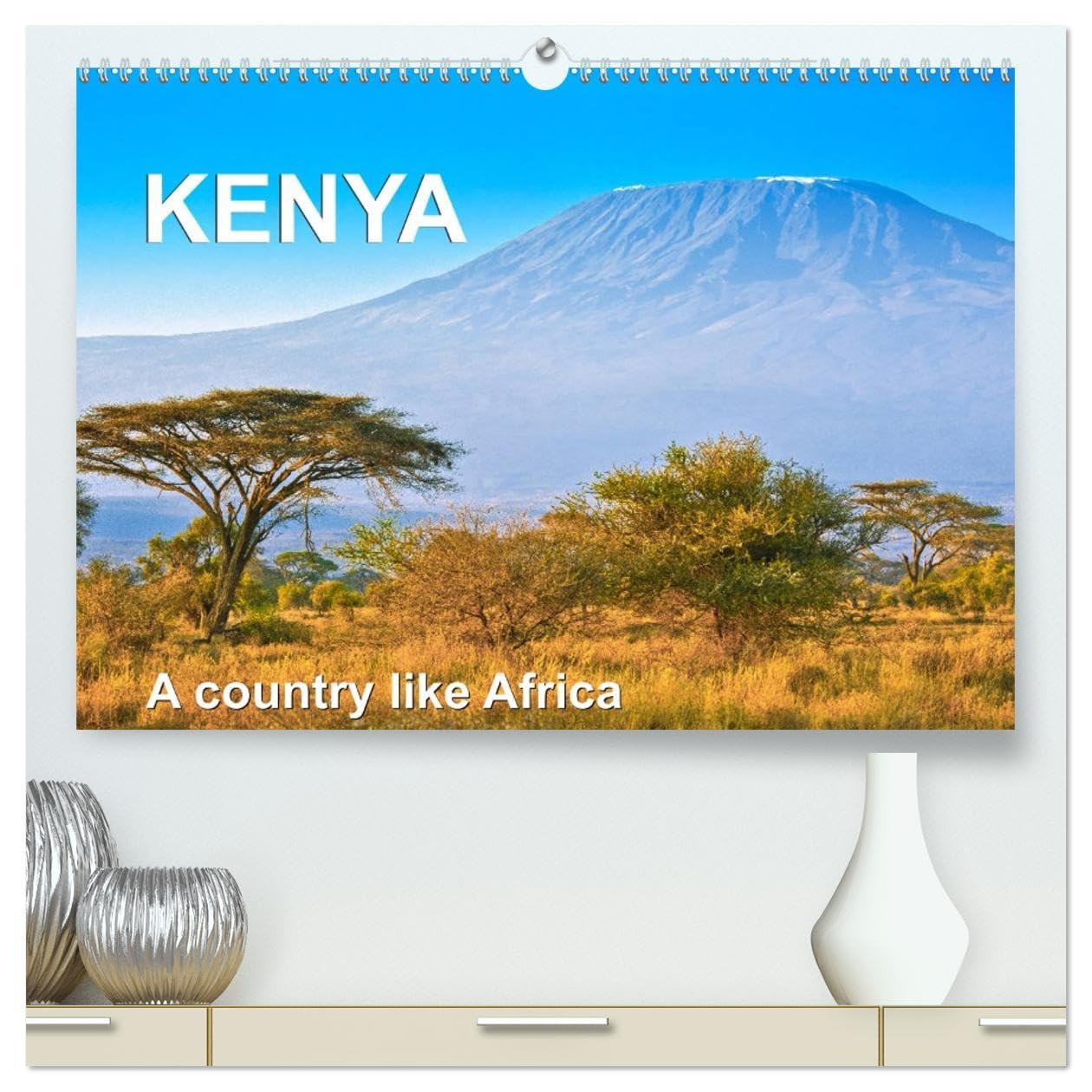 Kenya - a country like Africa (High Quality Premium Wall Calendar 2026 DIN A2 landscape),CALVENDO 12 Month Wall Calendar: Kenya, the countryside in its facets Leisure, Home & Garden