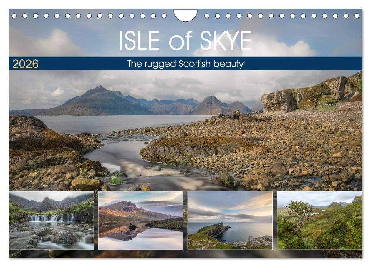 Isle of Skye (Wall Calendar 2026 DIN A4 landscape), CALVENDO 12 Month Wall Calendar: The rugged Scottish beauty Leisure, Home & Garden