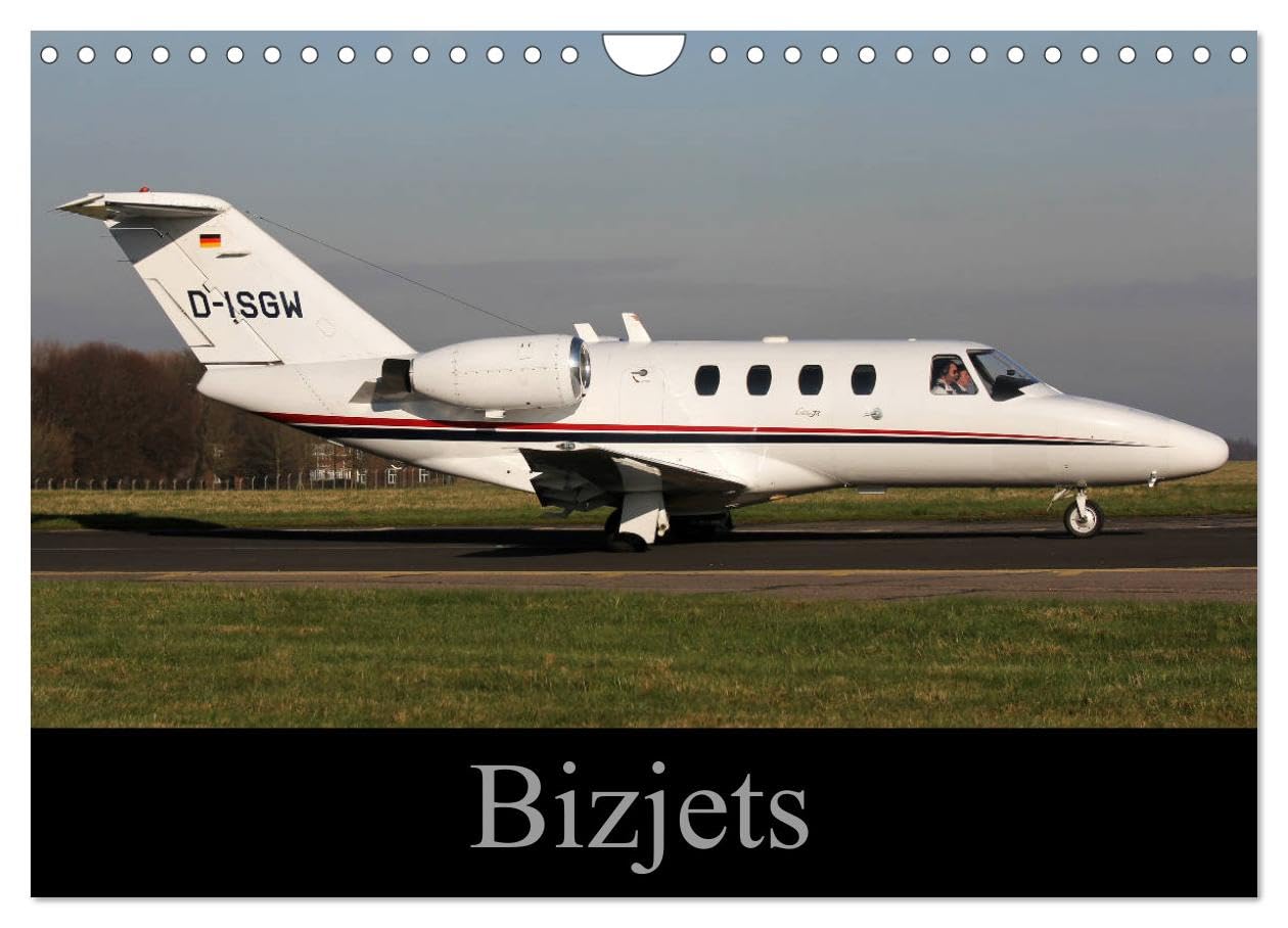Bizjets (Wall Calendar 2026 DIN A4 landscape), CALVENDO 12 Month Wall Calendar: Images of Executive Jets Books