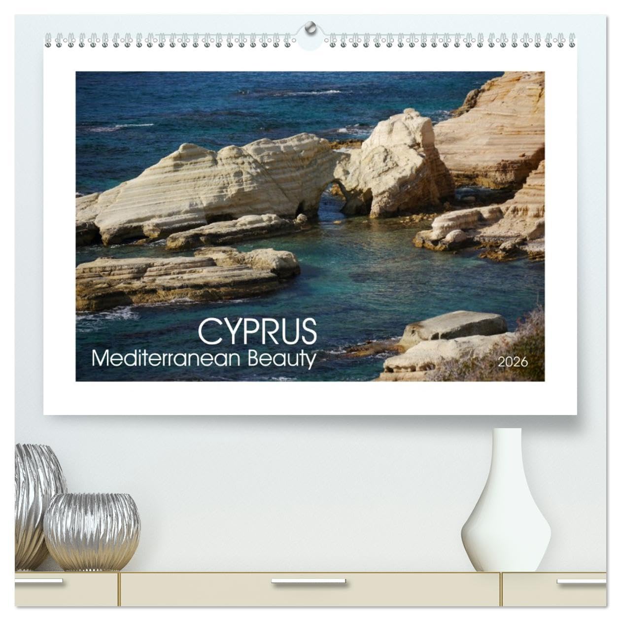Cyprus (High Quality Premium Wall Calendar 2026 DIN A2 landscape),CALVENDO 12 Month Wall Calendar: Mediterranean Beauty Leisure, Home & Garden