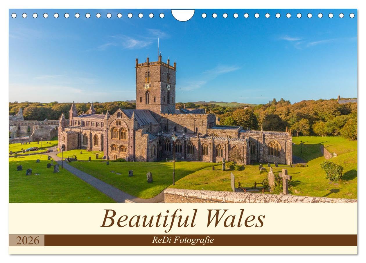 Beautiful Wales (Wall Calendar 2026 DIN A4 landscape), CALVENDO 12 Month Wall Calendar: Experience the beauty of Wales Leisure, Home & Garden